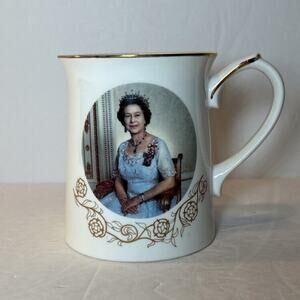 Queen Elizabeth II 40th Anniversary Accession Bone China Mug 1952–1992